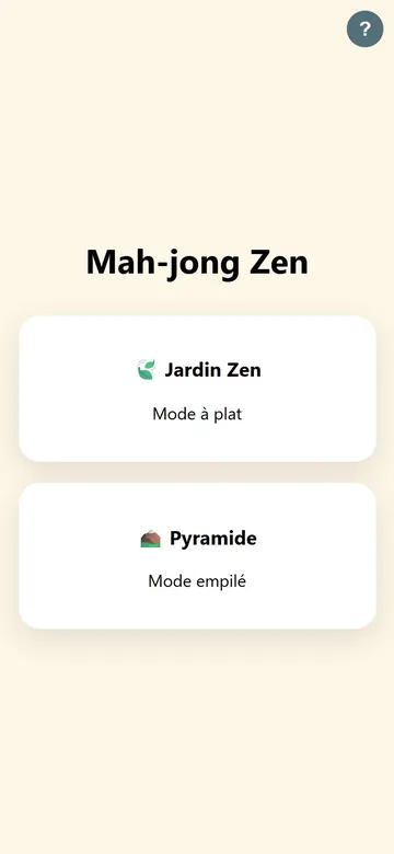 Capture d'écran de Mah-jong Zen