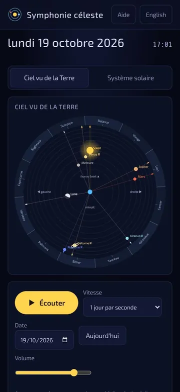 Capture d'écran de Symphonie céleste